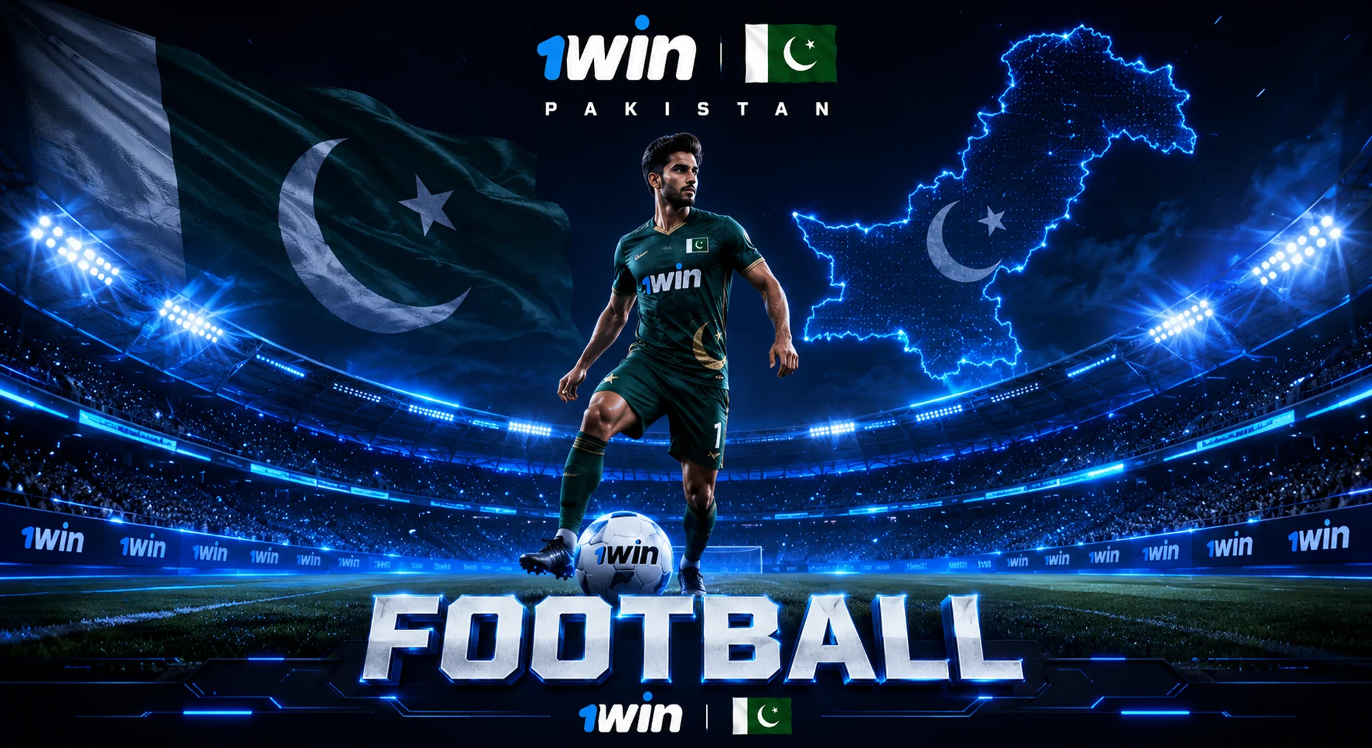 bet on football on 1win sports betting site