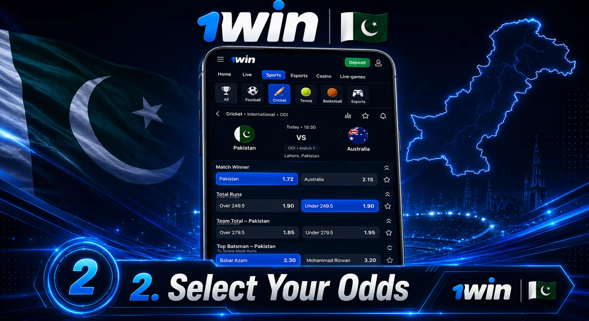select your odds